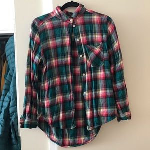 American eagle boyfriend fit flannel